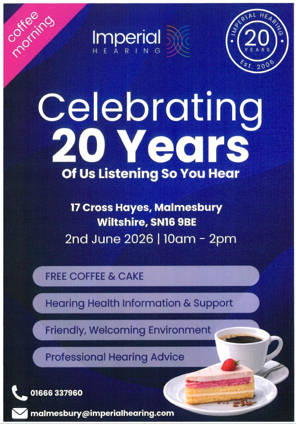 Coffee Morning Celebrating 20 Years of Imperial Hearing